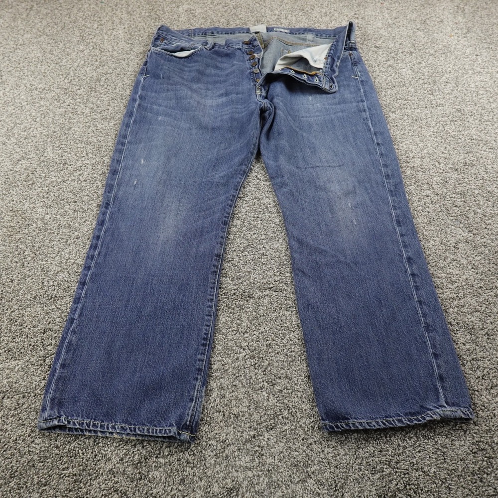 VTG Polo Ralph Lauren Jeans Mens 42X30 Blue Denim Pants Vintage 67 Baggy Y2K 00s